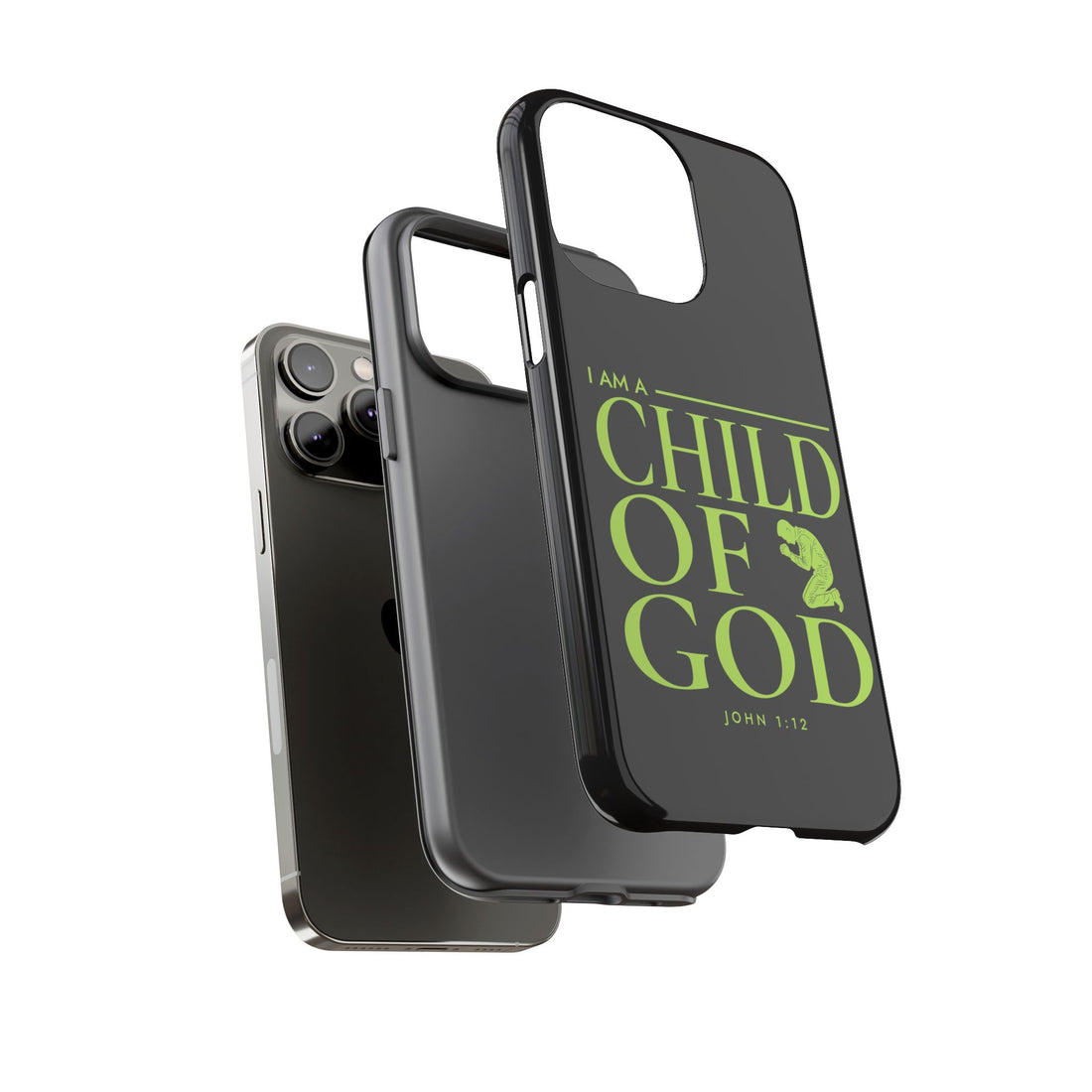 Phone Case — "I Am a Child of God" Religious Protective Cover (John 1:12)