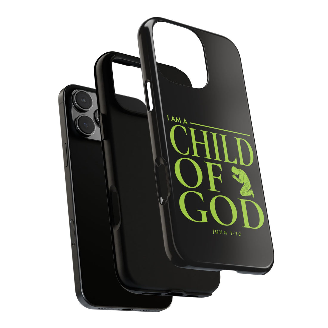 Phone Case — "I Am a Child of God" Religious Protective Cover (John 1:12)