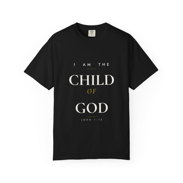 I Am the Child of God Tee — Black