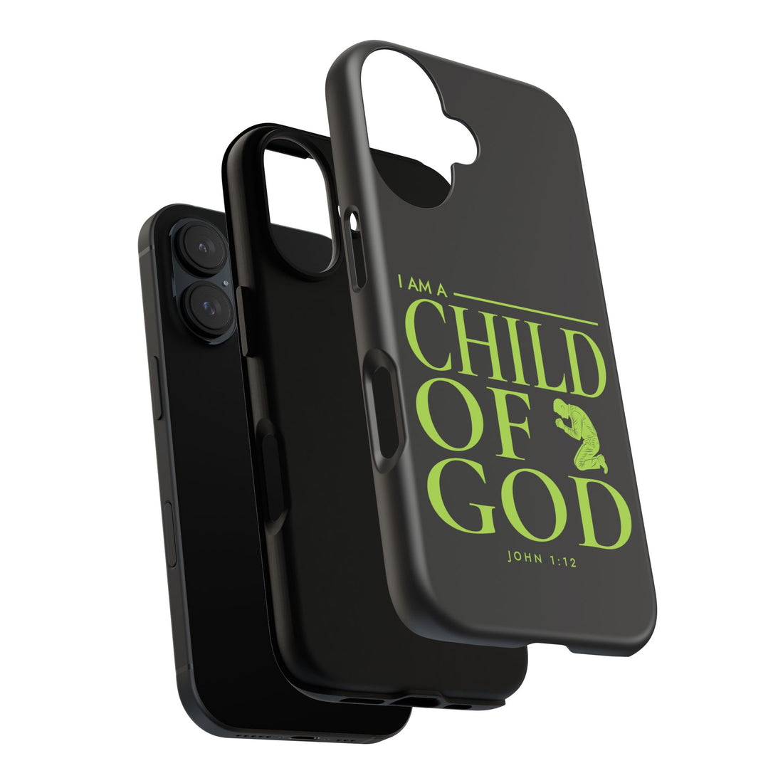 Phone Case — "I Am a Child of God" Religious Protective Cover (John 1:12)