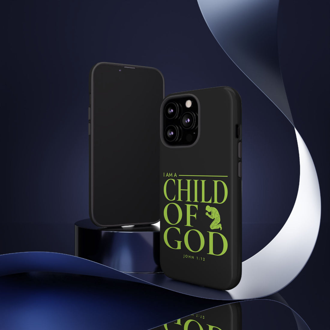 Phone Case — "I Am a Child of God" Religious Protective Cover (John 1:12)