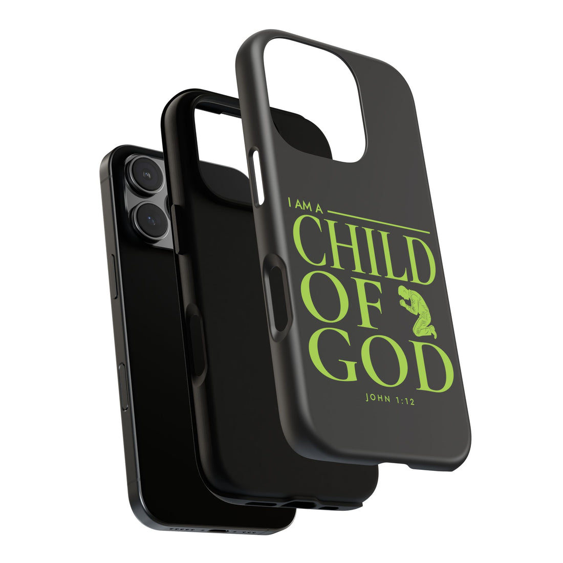 Phone Case — "I Am a Child of God" Religious Protective Cover (John 1:12)