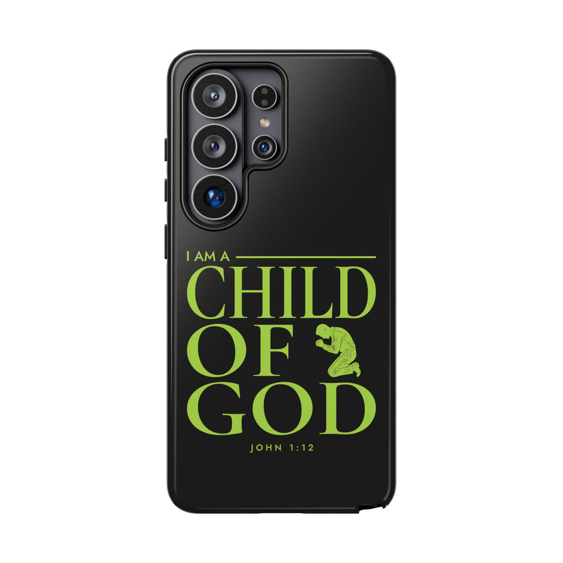 Phone Case — "I Am a Child of God" Religious Protective Cover (John 1:12)