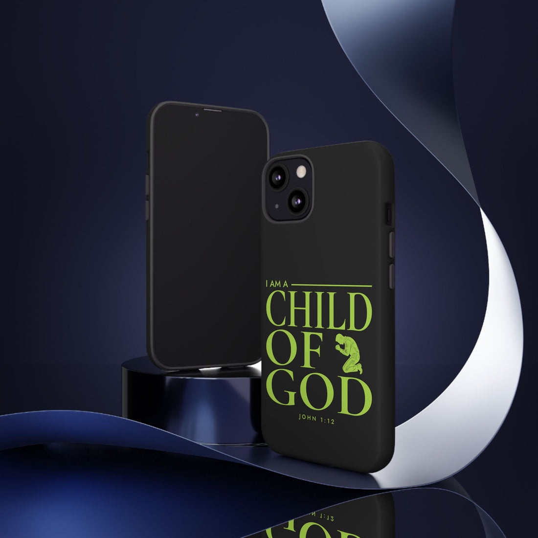 Phone Case — "I Am a Child of God" Religious Protective Cover (John 1:12)