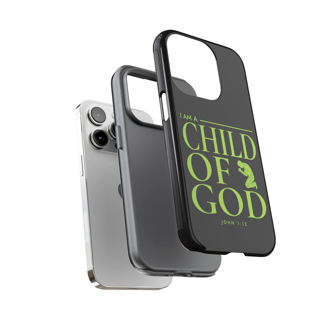 Phone Case — "I Am a Child of God" Religious Protective Cover (John 1:12)