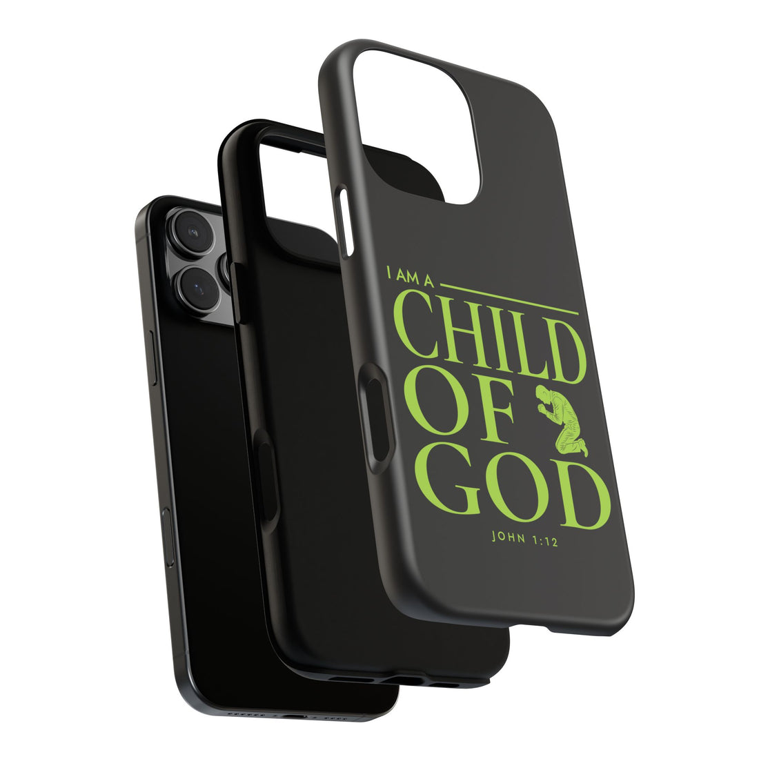 Phone Case — "I Am a Child of God" Religious Protective Cover (John 1:12)
