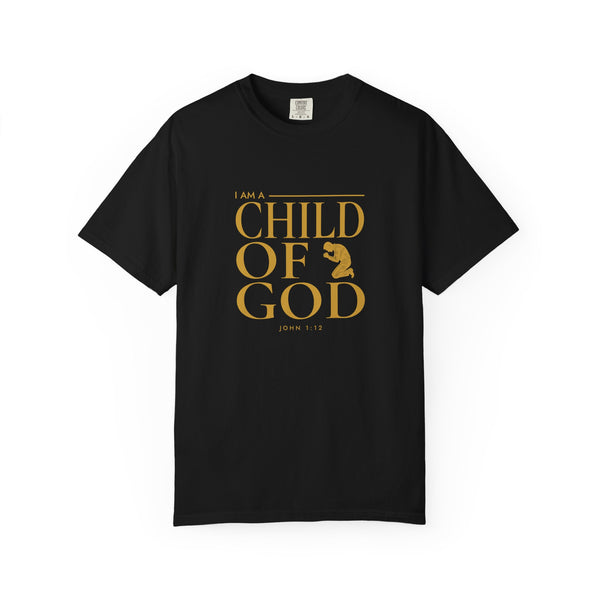 I Am the Child of God Tee — Black