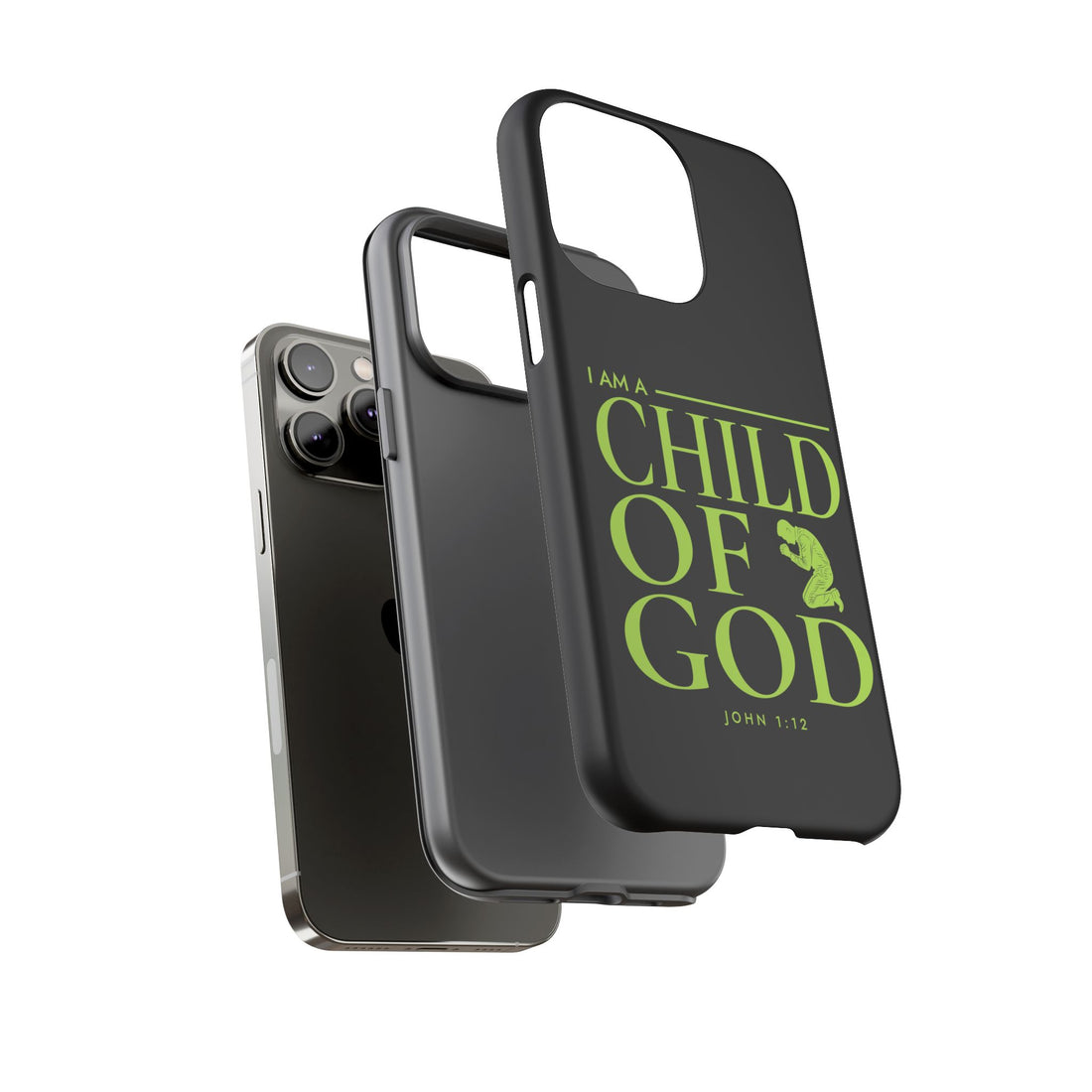 Phone Case — "I Am a Child of God" Religious Protective Cover (John 1:12)