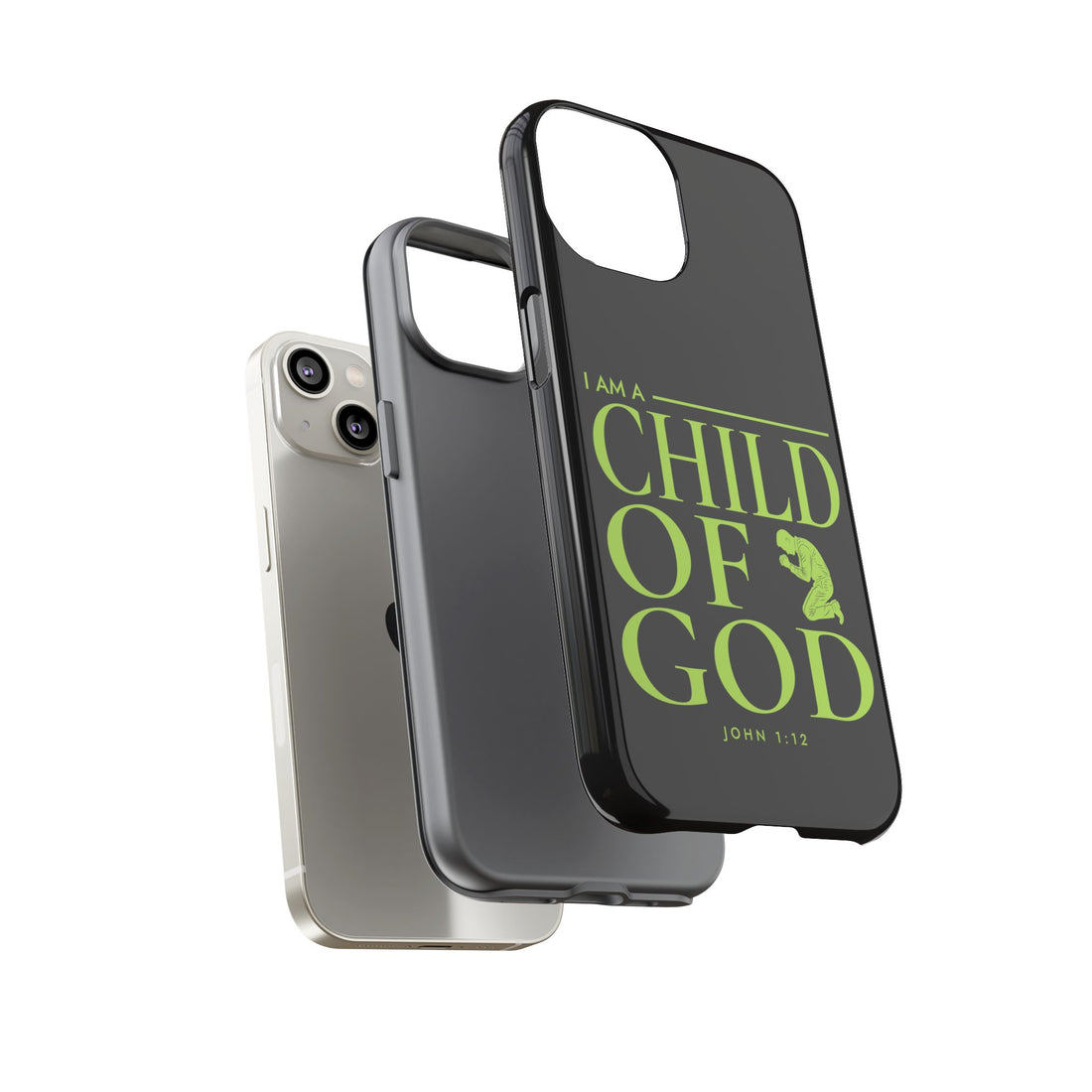 Phone Case — "I Am a Child of God" Religious Protective Cover (John 1:12)