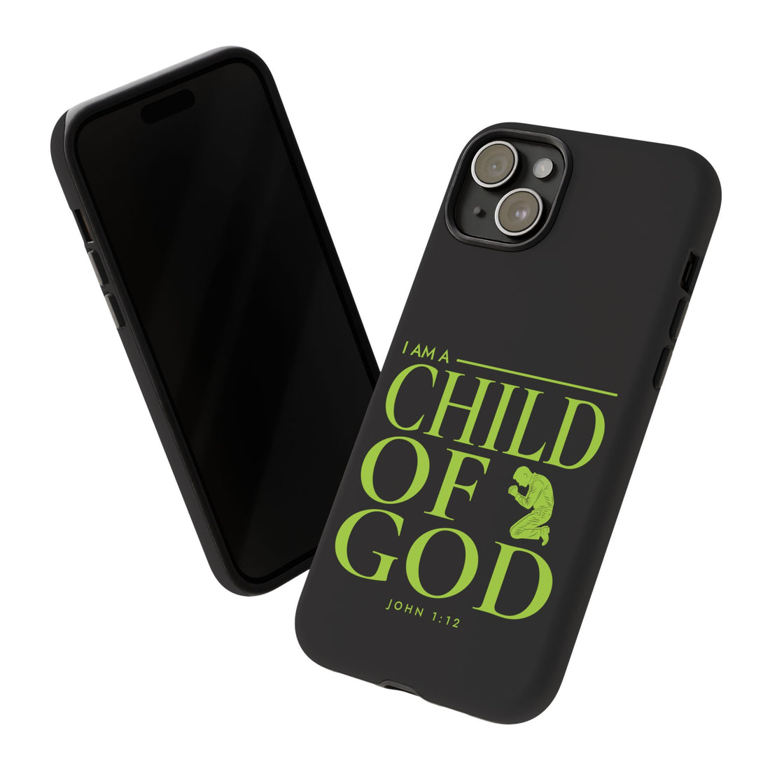 Phone Case — "I Am a Child of God" Religious Protective Cover (John 1:12)