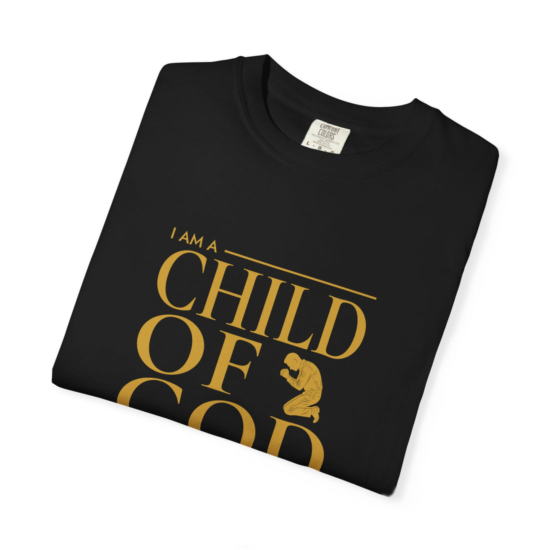 I Am the Child of God Tee — Black