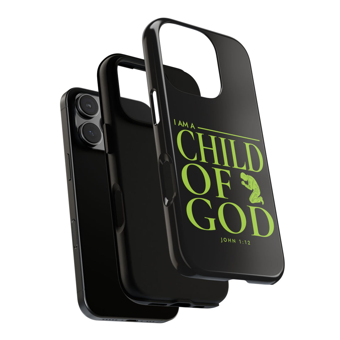Phone Case — "I Am a Child of God" Religious Protective Cover (John 1:12)