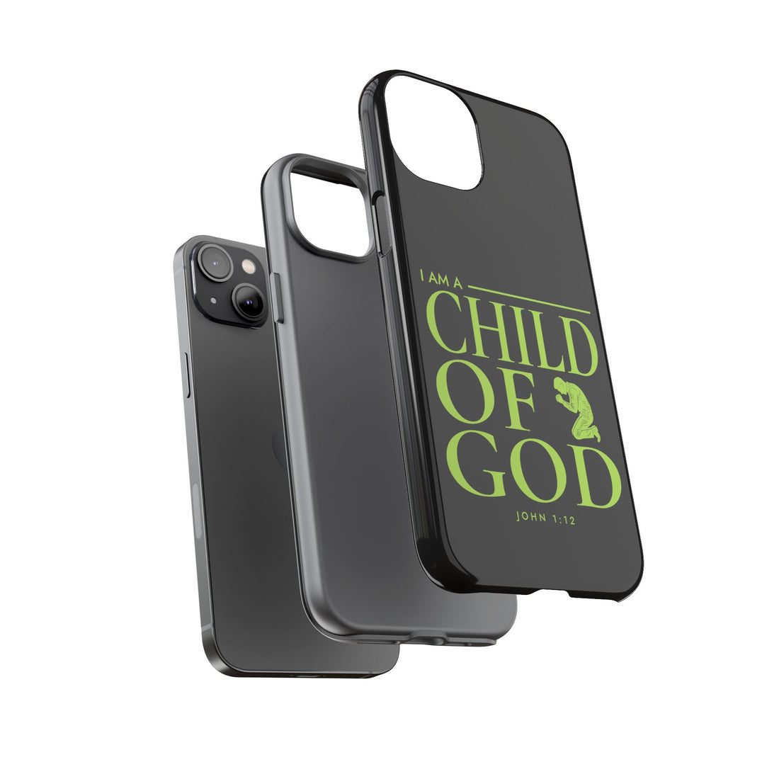 Phone Case — "I Am a Child of God" Religious Protective Cover (John 1:12)