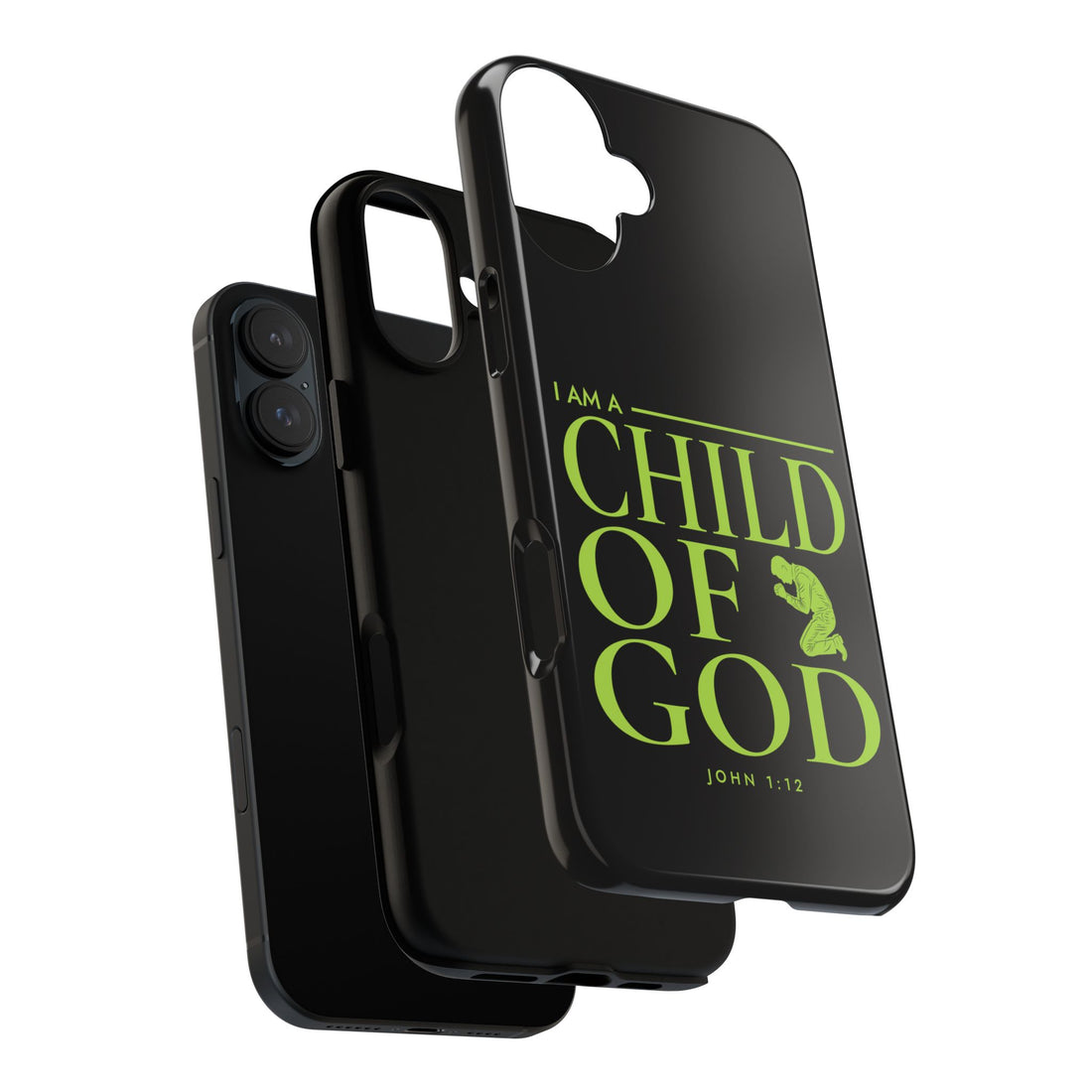 Phone Case — "I Am a Child of God" Religious Protective Cover (John 1:12)