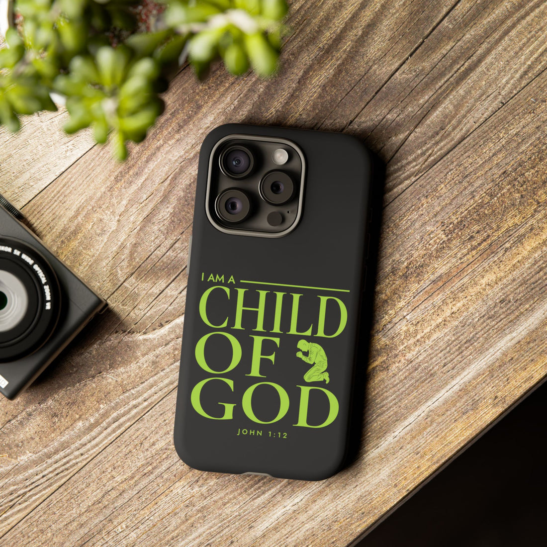 Phone Case — "I Am a Child of God" Religious Protective Cover (John 1:12)