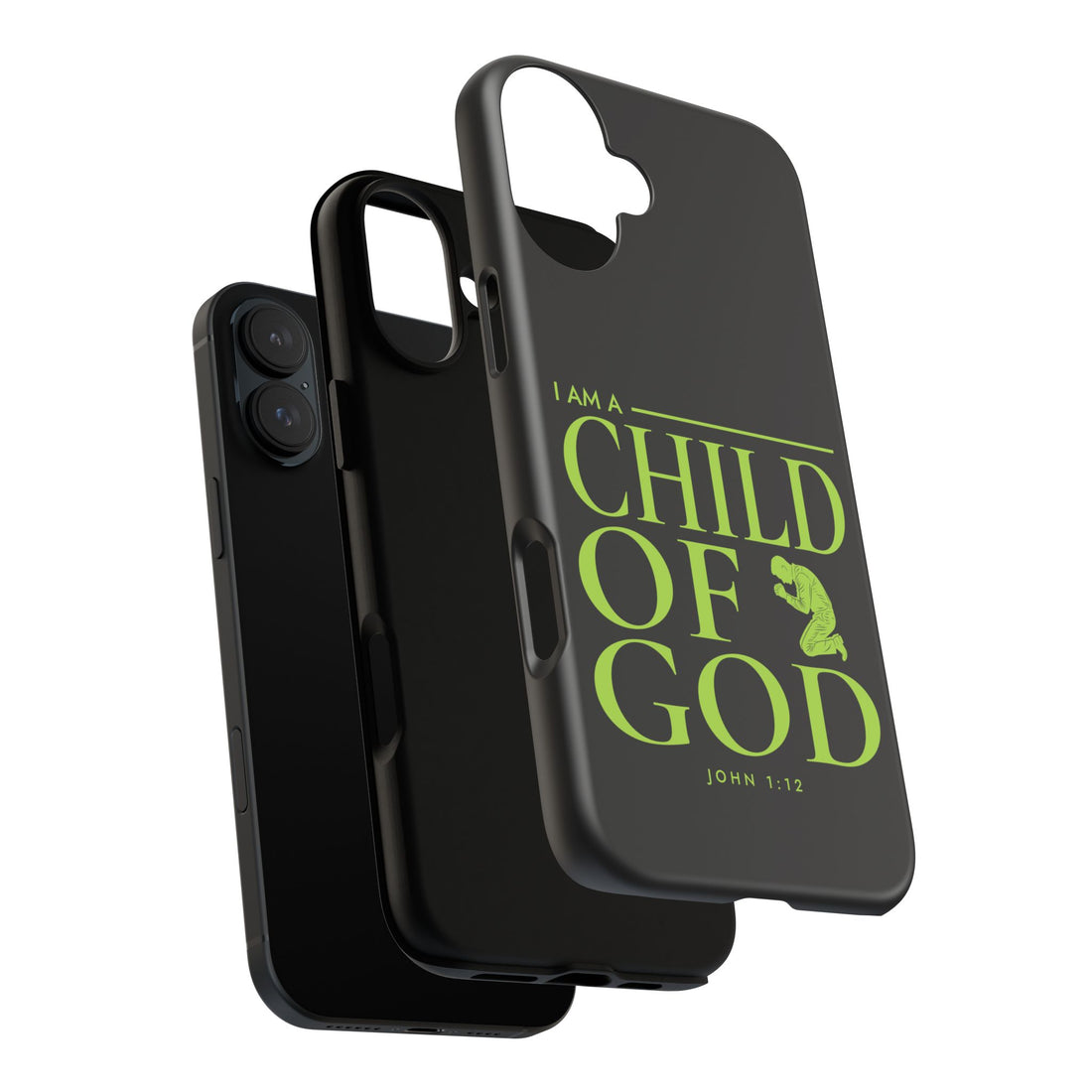 Phone Case — "I Am a Child of God" Religious Protective Cover (John 1:12)