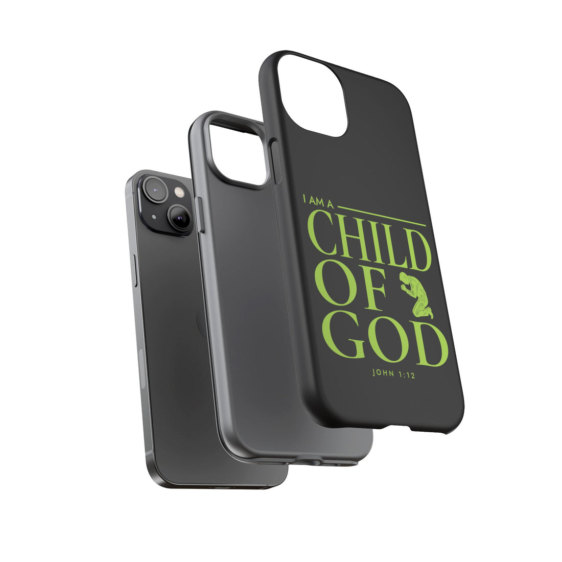 Phone Case — "I Am a Child of God" Religious Protective Cover (John 1:12)