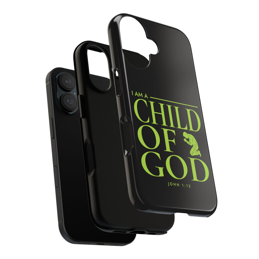 Phone Case — "I Am a Child of God" Religious Protective Cover (John 1:12)
