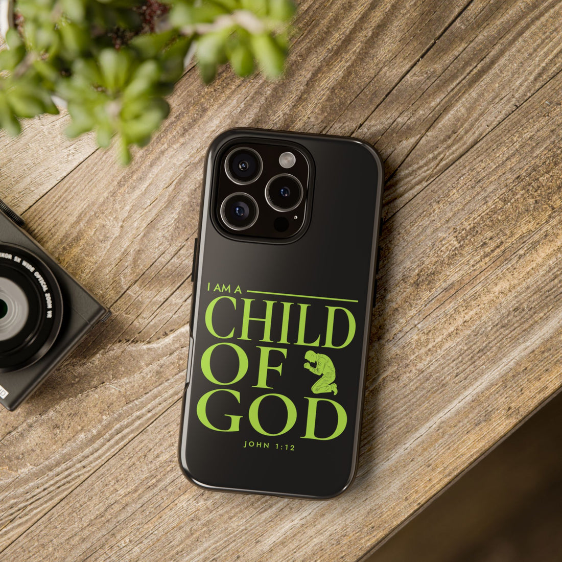 Phone Case — "I Am a Child of God" Religious Protective Cover (John 1:12)